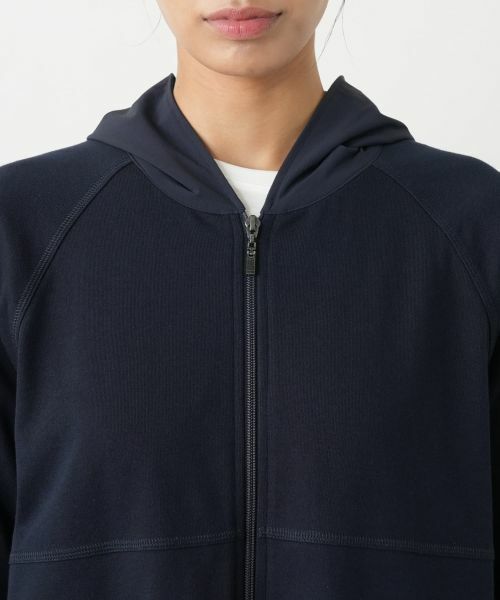 Leilian PLUS HOUSE / レリアンプラスハウス カーディガン・ボレロ | 切替パーカ【MUSE BY ROCHAS Premiere】 | 詳細10