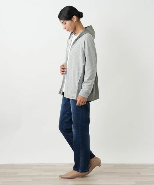 Leilian PLUS HOUSE / レリアンプラスハウス カーディガン・ボレロ | 切替パーカ【MUSE BY ROCHAS Premiere】 | 詳細2