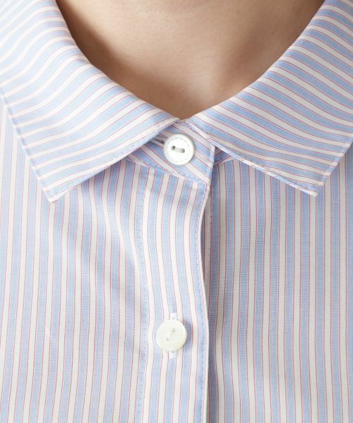 Leilian PLUS HOUSE / レリアンプラスハウス シャツ・ブラウス | ストライプ切替ブラウス【MUSE BY ROCHAS Premiere】 | 詳細11