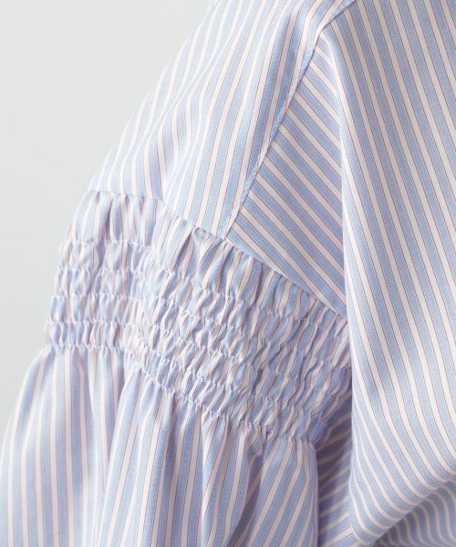 Leilian PLUS HOUSE / レリアンプラスハウス シャツ・ブラウス | ストライプ切替ブラウス【MUSE BY ROCHAS Premiere】 | 詳細13