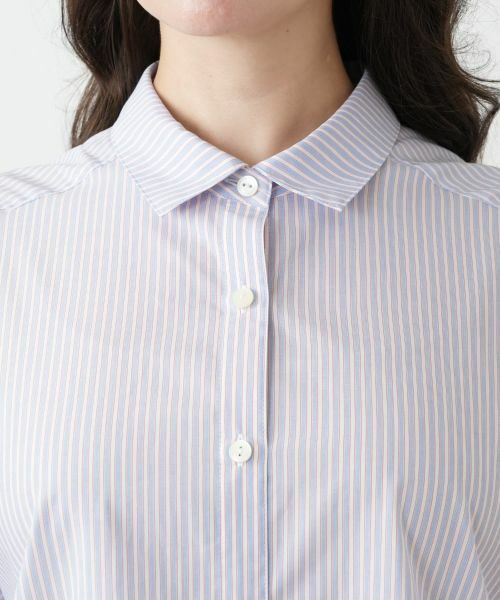 Leilian PLUS HOUSE / レリアンプラスハウス シャツ・ブラウス | ストライプ切替ブラウス【MUSE BY ROCHAS Premiere】 | 詳細7
