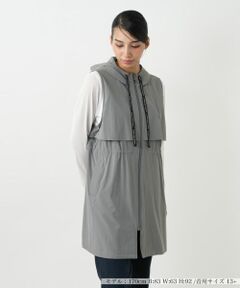 Leilian PLUS HOUSE / レリアンプラスハウス テーラードジャケット | フーディーロングベスト【MUSE BY ROCHAS Premiere】