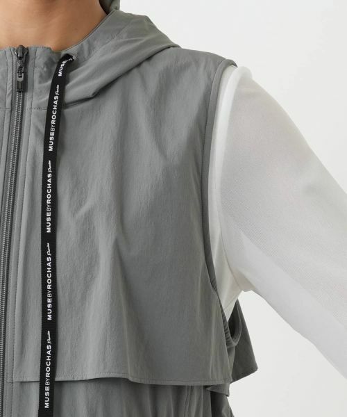 Leilian PLUS HOUSE / レリアンプラスハウス テーラードジャケット | フーディーロングベスト【MUSE BY ROCHAS Premiere】 | 詳細13