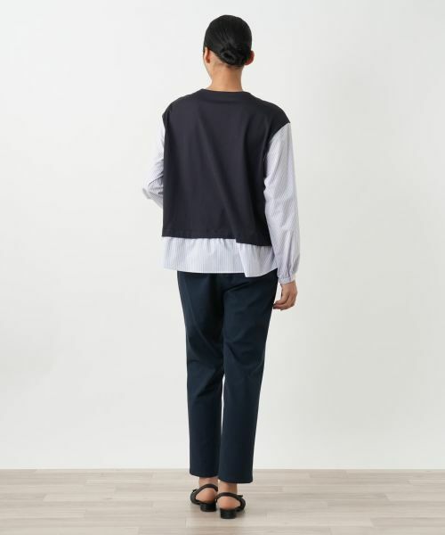 Leilian PLUS HOUSE / レリアンプラスハウス シャツ・ブラウス | レイヤード風プルオーバー【MUSE BY ROCHAS Premiere】 | 詳細3