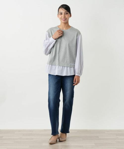 Leilian PLUS HOUSE / レリアンプラスハウス シャツ・ブラウス | レイヤード風プルオーバー【MUSE BY ROCHAS Premiere】 | 詳細4