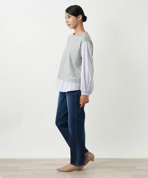 Leilian PLUS HOUSE / レリアンプラスハウス シャツ・ブラウス | レイヤード風プルオーバー【MUSE BY ROCHAS Premiere】 | 詳細5