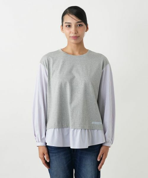 Leilian PLUS HOUSE / レリアンプラスハウス シャツ・ブラウス | レイヤード風プルオーバー【MUSE BY ROCHAS Premiere】 | 詳細7