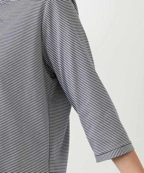 Leilian PLUS HOUSE / レリアンプラスハウス カットソー | ボーダー七分袖カットソー【MUSE BY ROCHAS Premiere】 | 詳細12