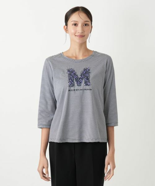 Leilian PLUS HOUSE / レリアンプラスハウス カットソー | ボーダー七分袖カットソー【MUSE BY ROCHAS Premiere】 | 詳細7