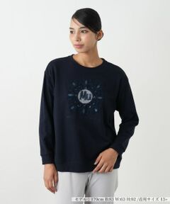 Leilian PLUS HOUSE / レリアンプラスハウス スウェット | 刺繍プルオーバー【MUSE BY ROCHAS Premiere】