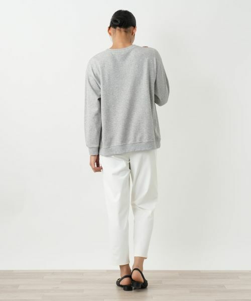 Leilian PLUS HOUSE / レリアンプラスハウス スウェット | 刺繍プルオーバー【MUSE BY ROCHAS Premiere】 | 詳細6