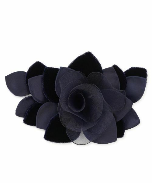 Leilian PLUS HOUSE/レリアンプラスハウス コサージュ ネイビー その他 Leilian PLUS HOUSE/レリアンプラスハウス コサージュ ネイビー その他