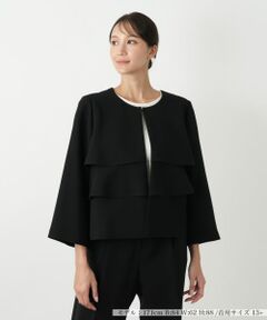 Leilian PLUS HOUSE / レリアンプラスハウス テーラードジャケット | ノーカラージャケット【BOURGE】