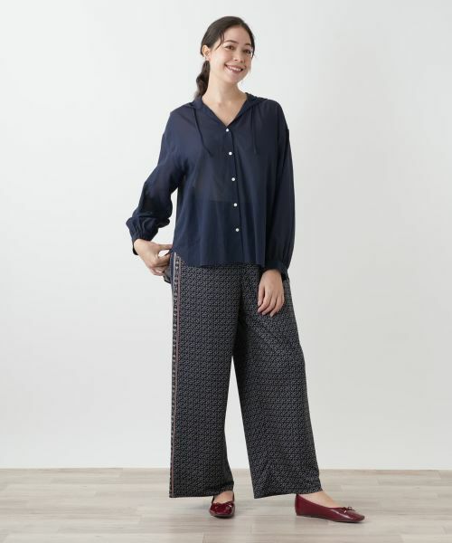 Leilian PLUS HOUSE / レリアンプラスハウス シャツ・ブラウス | フーディーブラウス【NEMIKA】 | 詳細1