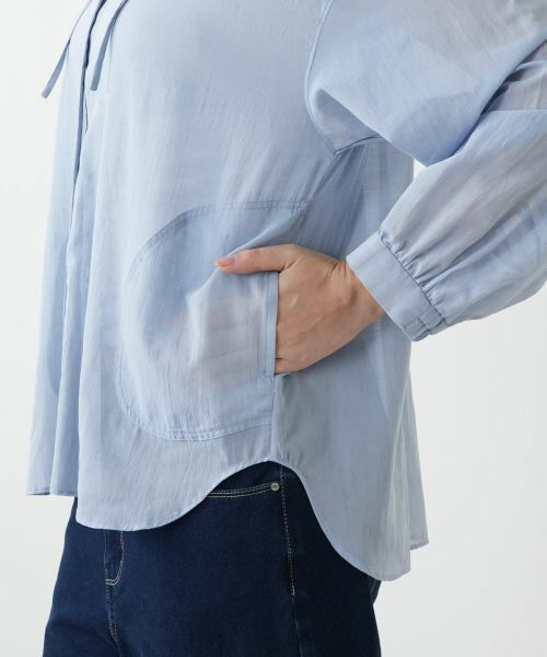 Leilian PLUS HOUSE / レリアンプラスハウス シャツ・ブラウス | フーディーブラウス【NEMIKA】 | 詳細19