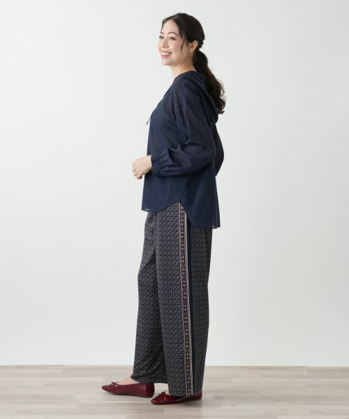 Leilian PLUS HOUSE / レリアンプラスハウス シャツ・ブラウス | フーディーブラウス【NEMIKA】 | 詳細2