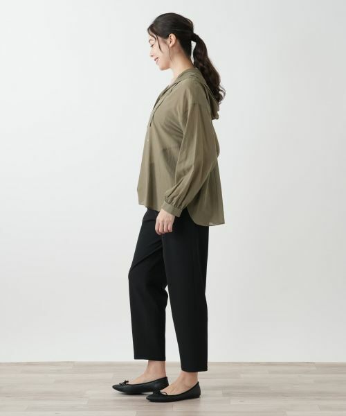 Leilian PLUS HOUSE / レリアンプラスハウス シャツ・ブラウス | フーディーブラウス【NEMIKA】 | 詳細5