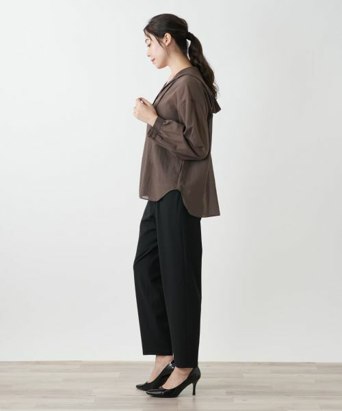 Leilian PLUS HOUSE / レリアンプラスハウス シャツ・ブラウス | フーディーブラウス【NEMIKA】 | 詳細8