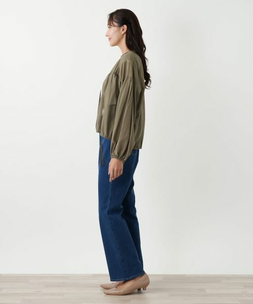 Leilian PLUS HOUSE / レリアンプラスハウス その他アウター | ギャザージップジャケット【NEMIKA】 | 詳細11