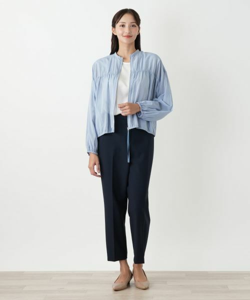 Leilian PLUS HOUSE / レリアンプラスハウス その他アウター | ギャザージップジャケット【NEMIKA】 | 詳細7