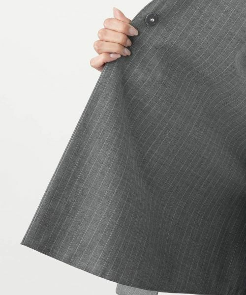 Leilian PLUS HOUSE / レリアンプラスハウス テーラードジャケット | ストライプケープジャケット【NEMIKA】 | 詳細13