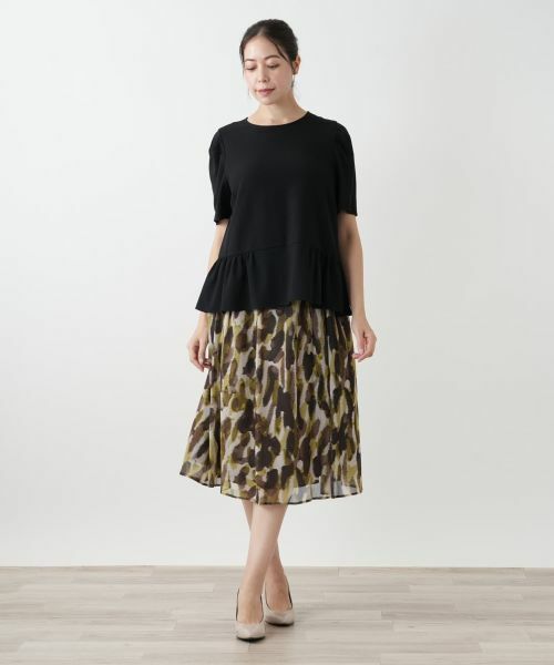 Leilian PLUS HOUSE / レリアンプラスハウス シャツ・ブラウス | ペプラムブラウス【BOURGE】 | 詳細1