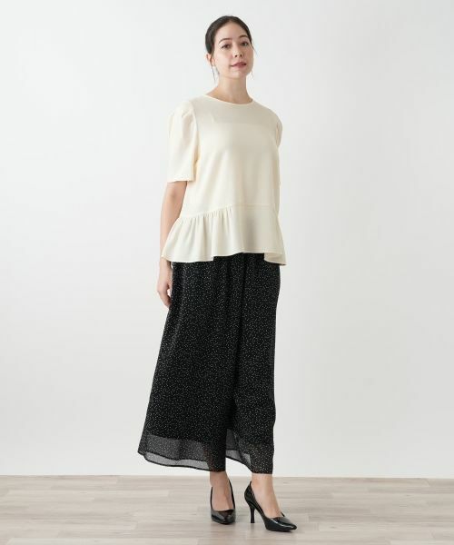 Leilian PLUS HOUSE / レリアンプラスハウス シャツ・ブラウス | ペプラムブラウス【BOURGE】 | 詳細7