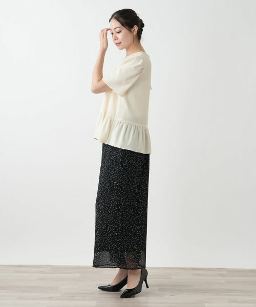 Leilian PLUS HOUSE / レリアンプラスハウス シャツ・ブラウス | ペプラムブラウス【BOURGE】 | 詳細8