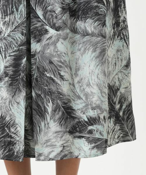 Leilian PLUS HOUSE / レリアンプラスハウス ミニ・ひざ丈スカート | プリントフレアスカート【BOURGE】 | 詳細11