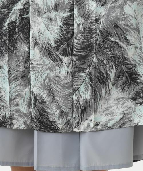 Leilian PLUS HOUSE / レリアンプラスハウス ミニ・ひざ丈スカート | プリントフレアスカート【BOURGE】 | 詳細12