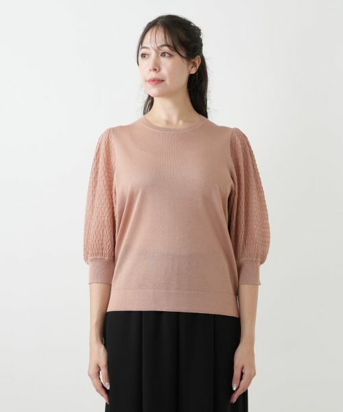 Leilian PLUS HOUSE / レリアンプラスハウス ニット・セーター | ボリュームスリーブニット【BOURGE】 | 詳細10
