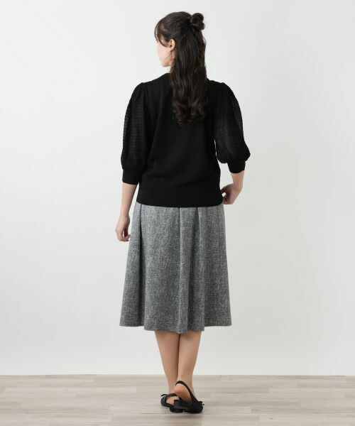 Leilian PLUS HOUSE / レリアンプラスハウス ニット・セーター | ボリュームスリーブニット【BOURGE】 | 詳細3