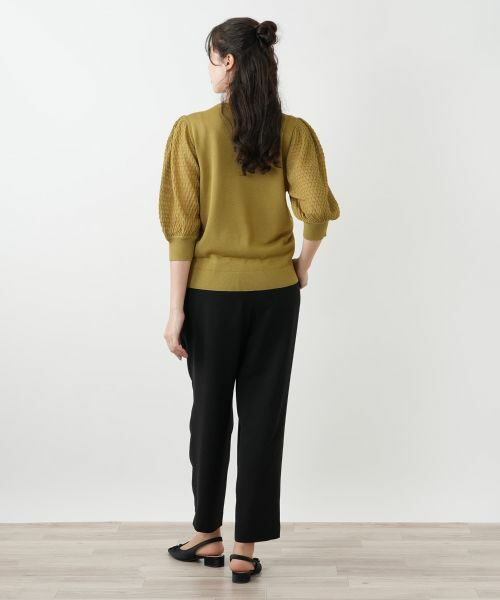 Leilian PLUS HOUSE / レリアンプラスハウス ニット・セーター | ボリュームスリーブニット【BOURGE】 | 詳細6