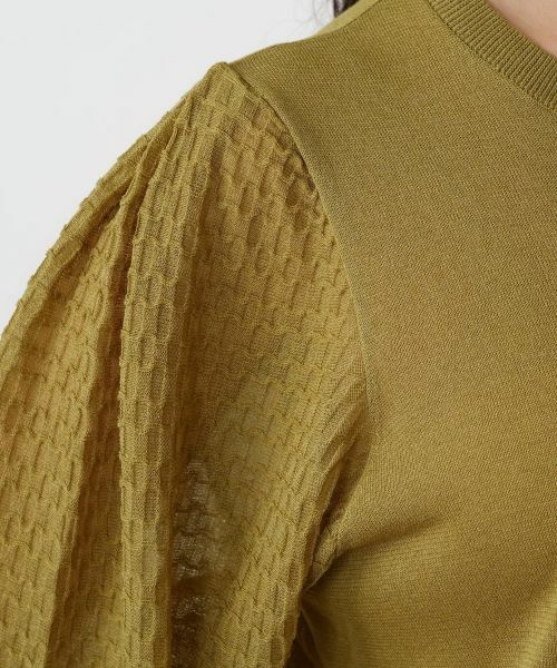 Leilian PLUS HOUSE / レリアンプラスハウス カーディガン・ボレロ | バルーンスリーブカーディガン【BOURGE】 | 詳細17