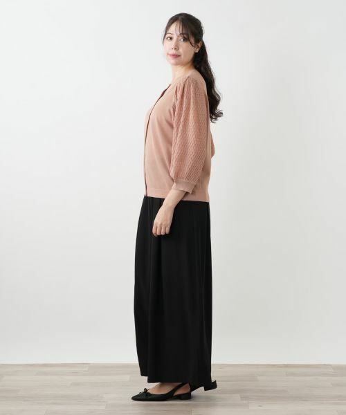 Leilian PLUS HOUSE / レリアンプラスハウス カーディガン・ボレロ | バルーンスリーブカーディガン【BOURGE】 | 詳細2