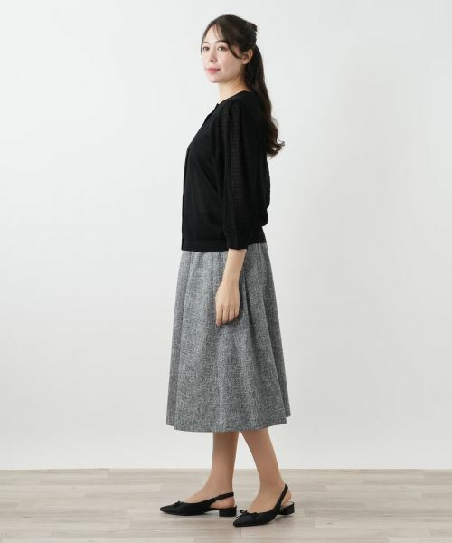 Leilian PLUS HOUSE / レリアンプラスハウス カーディガン・ボレロ | バルーンスリーブカーディガン【BOURGE】 | 詳細5