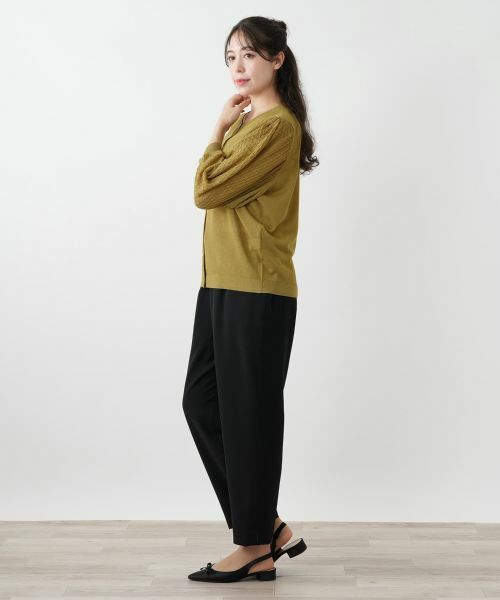 Leilian PLUS HOUSE / レリアンプラスハウス カーディガン・ボレロ | バルーンスリーブカーディガン【BOURGE】 | 詳細8