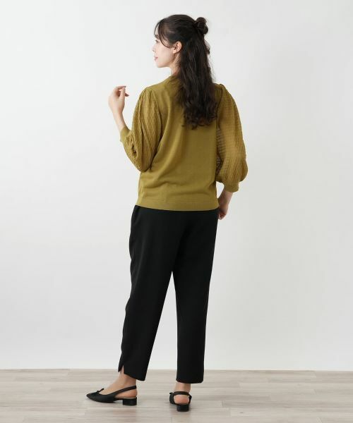 Leilian PLUS HOUSE / レリアンプラスハウス カーディガン・ボレロ | バルーンスリーブカーディガン【BOURGE】 | 詳細9