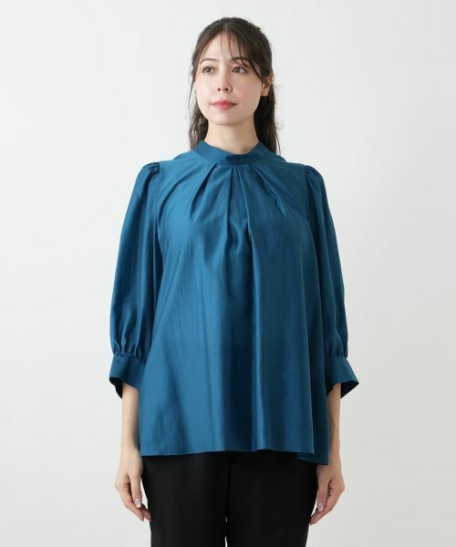 Leilian PLUS HOUSE / レリアンプラスハウス シャツ・ブラウス | タックブラウス【BOURGE】 | 詳細10