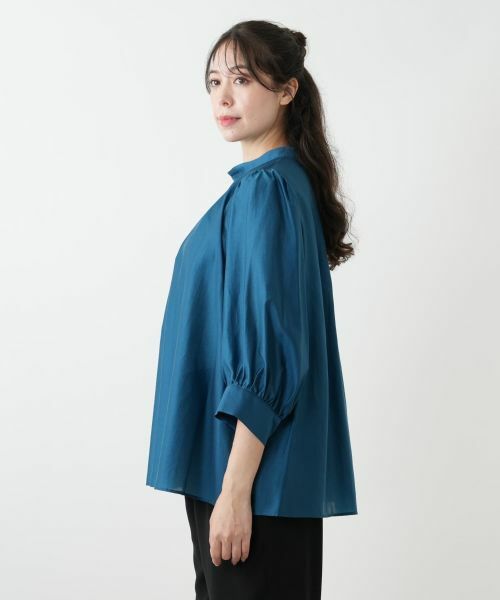 Leilian PLUS HOUSE / レリアンプラスハウス シャツ・ブラウス | タックブラウス【BOURGE】 | 詳細11