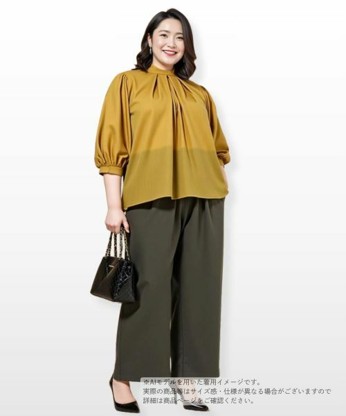 Leilian PLUS HOUSE / レリアンプラスハウス シャツ・ブラウス | タックブラウス【BOURGE】 | 詳細19