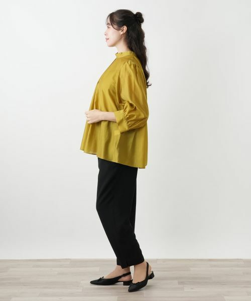 Leilian PLUS HOUSE / レリアンプラスハウス シャツ・ブラウス | タックブラウス【BOURGE】 | 詳細5