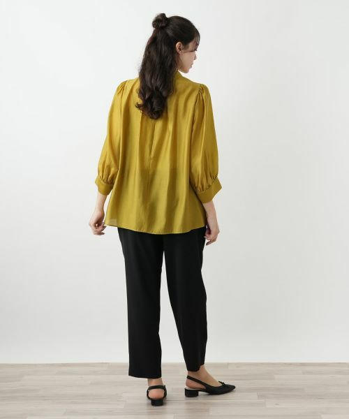 Leilian PLUS HOUSE / レリアンプラスハウス シャツ・ブラウス | タックブラウス【BOURGE】 | 詳細6