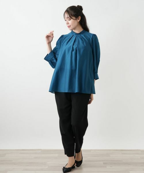 Leilian PLUS HOUSE / レリアンプラスハウス シャツ・ブラウス | タックブラウス【BOURGE】 | 詳細7