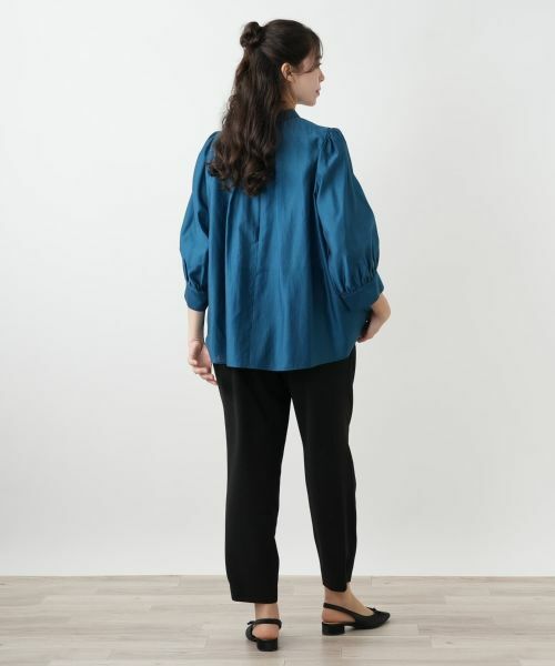 Leilian PLUS HOUSE / レリアンプラスハウス シャツ・ブラウス | タックブラウス【BOURGE】 | 詳細9