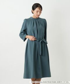 Leilian PLUS HOUSE / レリアンプラスハウス ドレス | スタンドカラーワンピース【BOURGE】