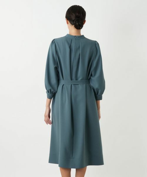 Leilian PLUS HOUSE / レリアンプラスハウス ドレス | スタンドカラーワンピース【BOURGE】 | 詳細12