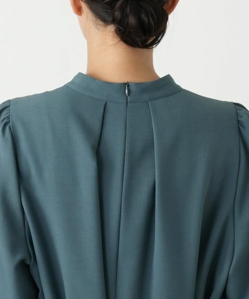 Leilian PLUS HOUSE / レリアンプラスハウス ドレス | スタンドカラーワンピース【BOURGE】 | 詳細14