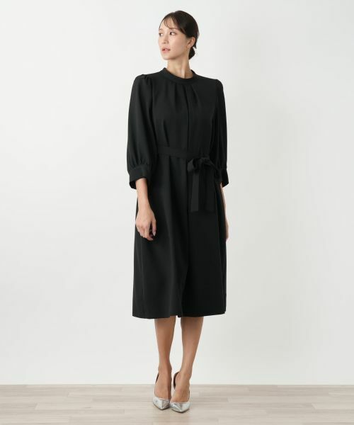 Leilian PLUS HOUSE / レリアンプラスハウス ドレス | スタンドカラーワンピース【BOURGE】 | 詳細4
