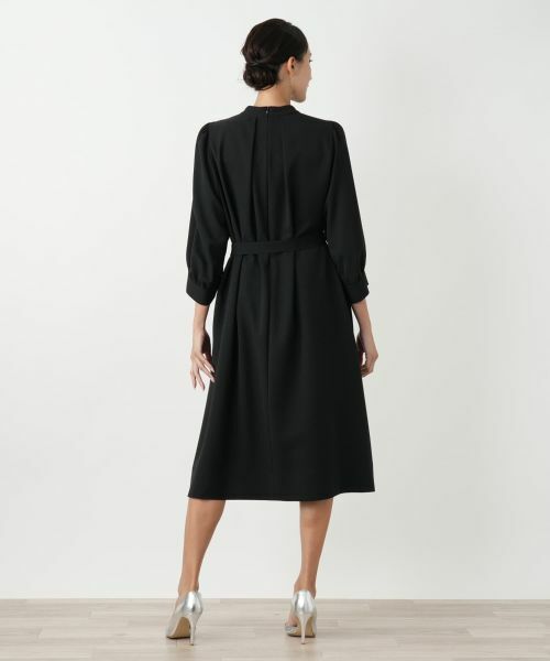 Leilian PLUS HOUSE / レリアンプラスハウス ドレス | スタンドカラーワンピース【BOURGE】 | 詳細6